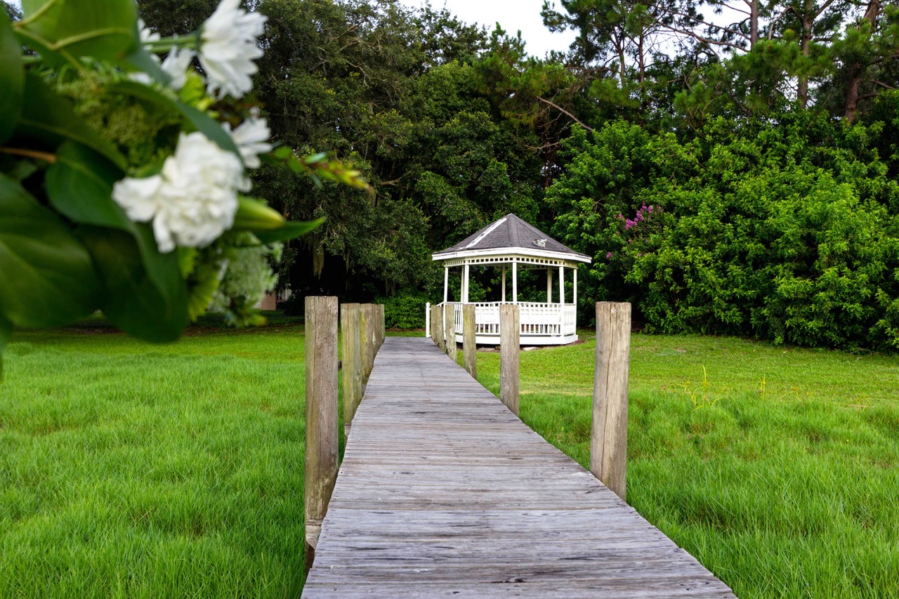 Gazebo on the dock